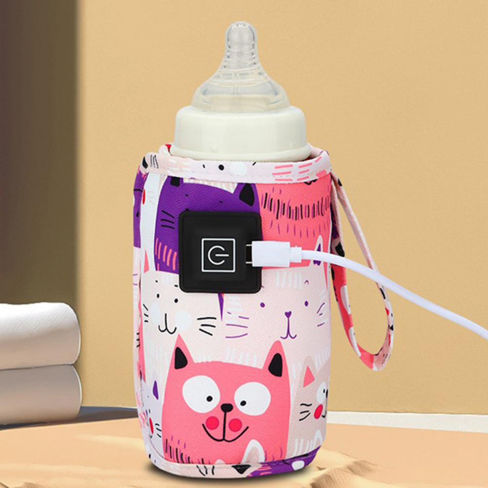 Przenośny Podgrzewacz Do Butelek USB – Regulowana Temperatura Mleka dla Niemowląt 9