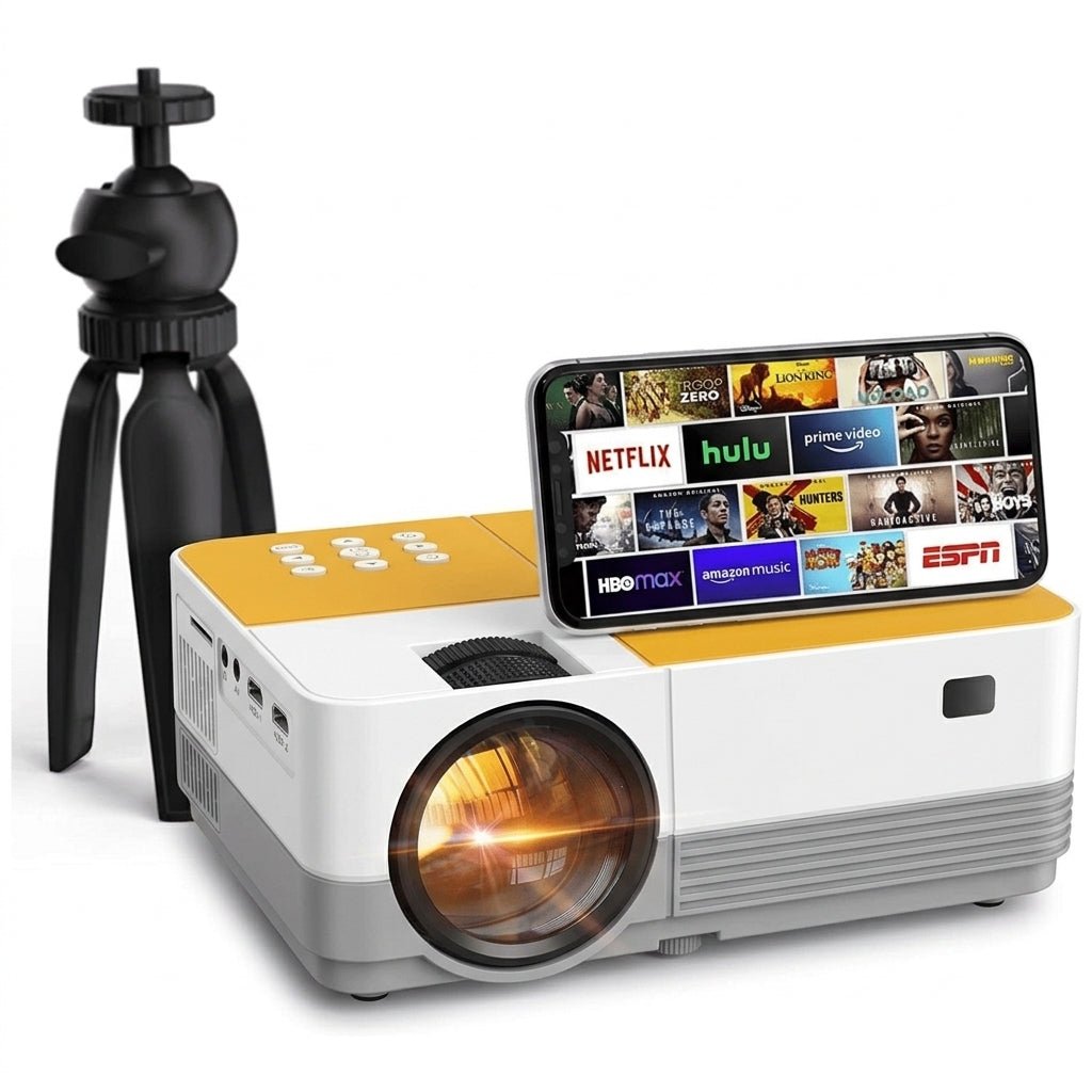 Przenośny Projektor HD 720p z USB i Stojakiem – Rzutnik Multimedialny do Domu i Biura 1