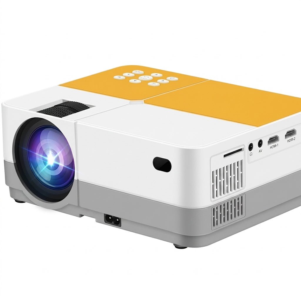 Przenośny Projektor HD 720p z USB i Stojakiem – Rzutnik Multimedialny do Domu i Biura 2