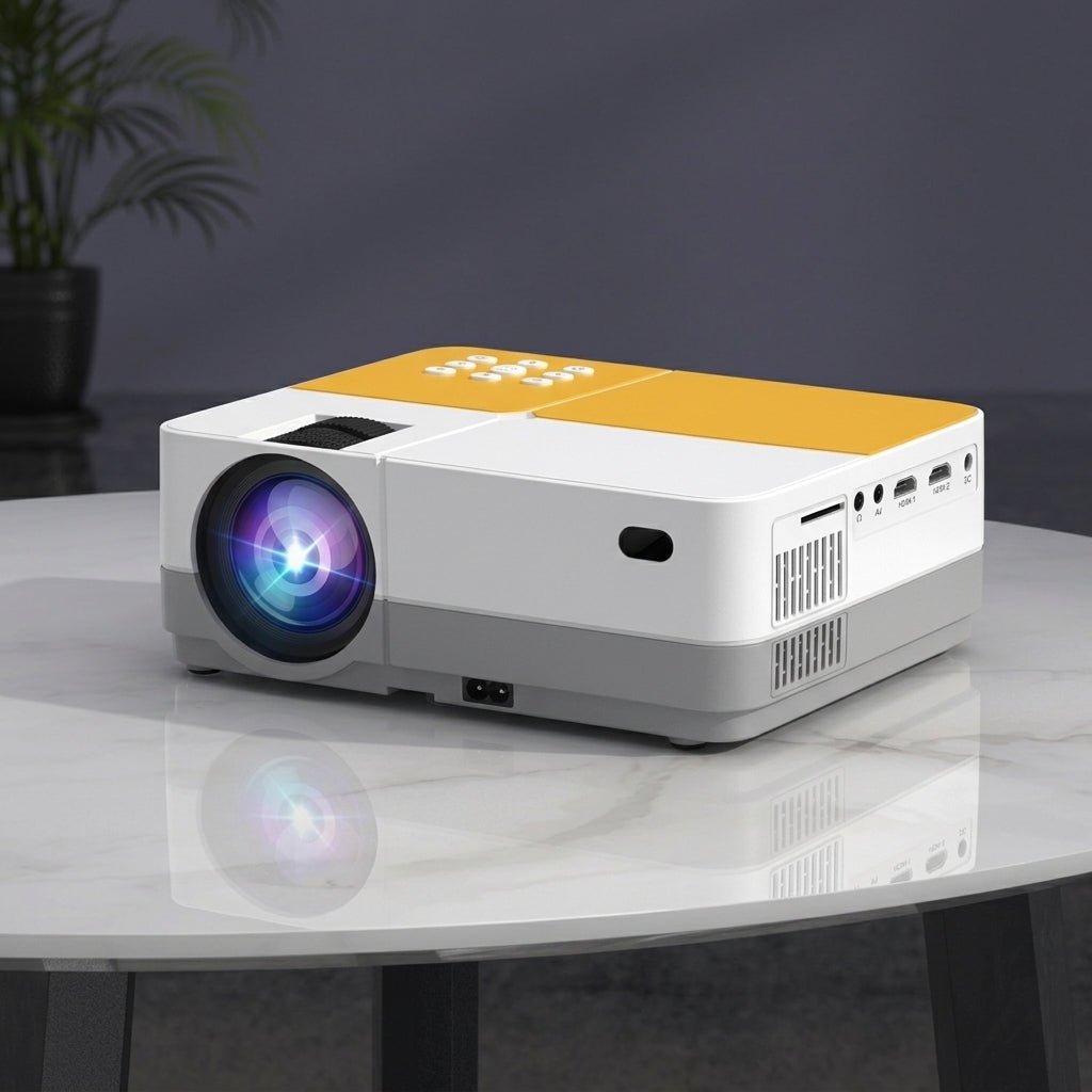 Przenośny Projektor HD 720p z USB i Stojakiem – Rzutnik Multimedialny do Domu i Biura 3