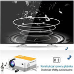 Przenośny Projektor HD 720p z USB i Stojakiem – Rzutnik Multimedialny do Domu i Biura 6