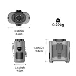Przenośny Wentylator Taliowy 10000 mAh z LED – Chłodzenie Bez Użycia Rąk, Powerbank 1