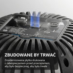 Przenośny Wentylator do Wózka z Regulacją 360° – Cichy, Ładowany przez USB 4