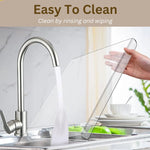 Przezroczysta Szklana Deska Do Krojenia Z Antypoślizgową Krawędzią 40x30 cm 3