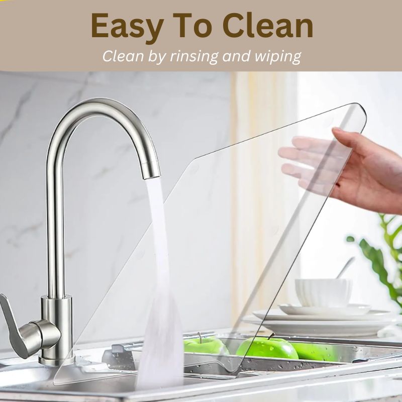 Przezroczysta Szklana Deska Do Krojenia Z Antypoślizgową Krawędzią 40x30 cm 3