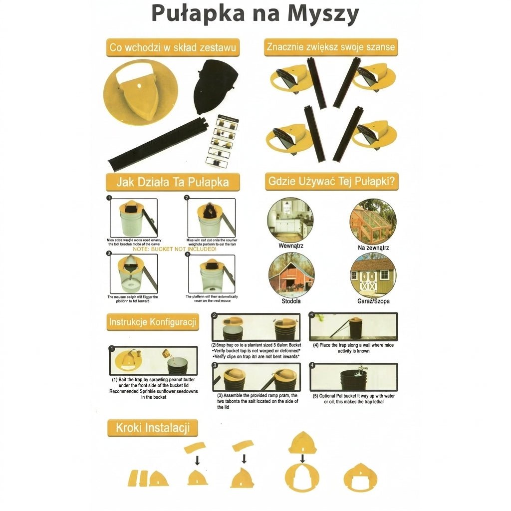 Pułapka na Myszy z Automatycznym Resetowaniem – Humanitarna, Wielokrotnego Użytku 4