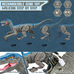 Raptor X - Zdalnie Sterowany Dinozaur Zabawka z Realistycznymi Ruchami dla 3 Latka 4