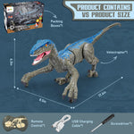 Raptor X - Zdalnie Sterowany Dinozaur Zabawka z Realistycznymi Ruchami dla 3 Latka 5