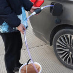 Ręczna Pompa Transferowa do Cieczy z Elastycznym Wężem - Do Paliwa, Oleju i Wody 0