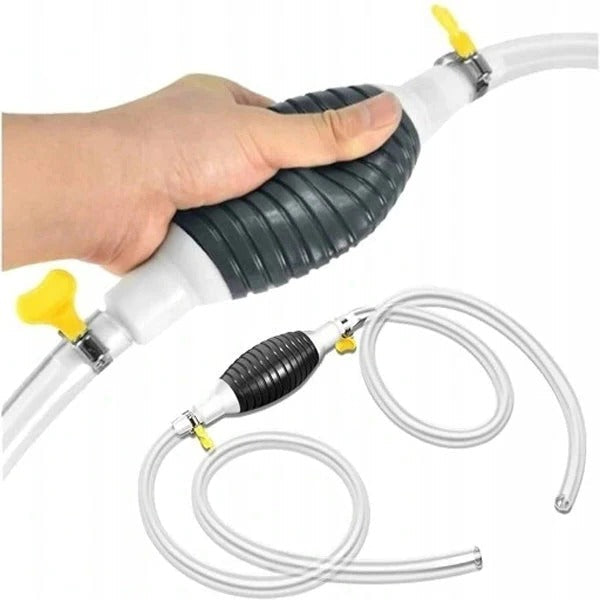 Ręczna Pompa Transferowa do Cieczy z Elastycznym Wężem - Do Paliwa, Oleju i Wody 4