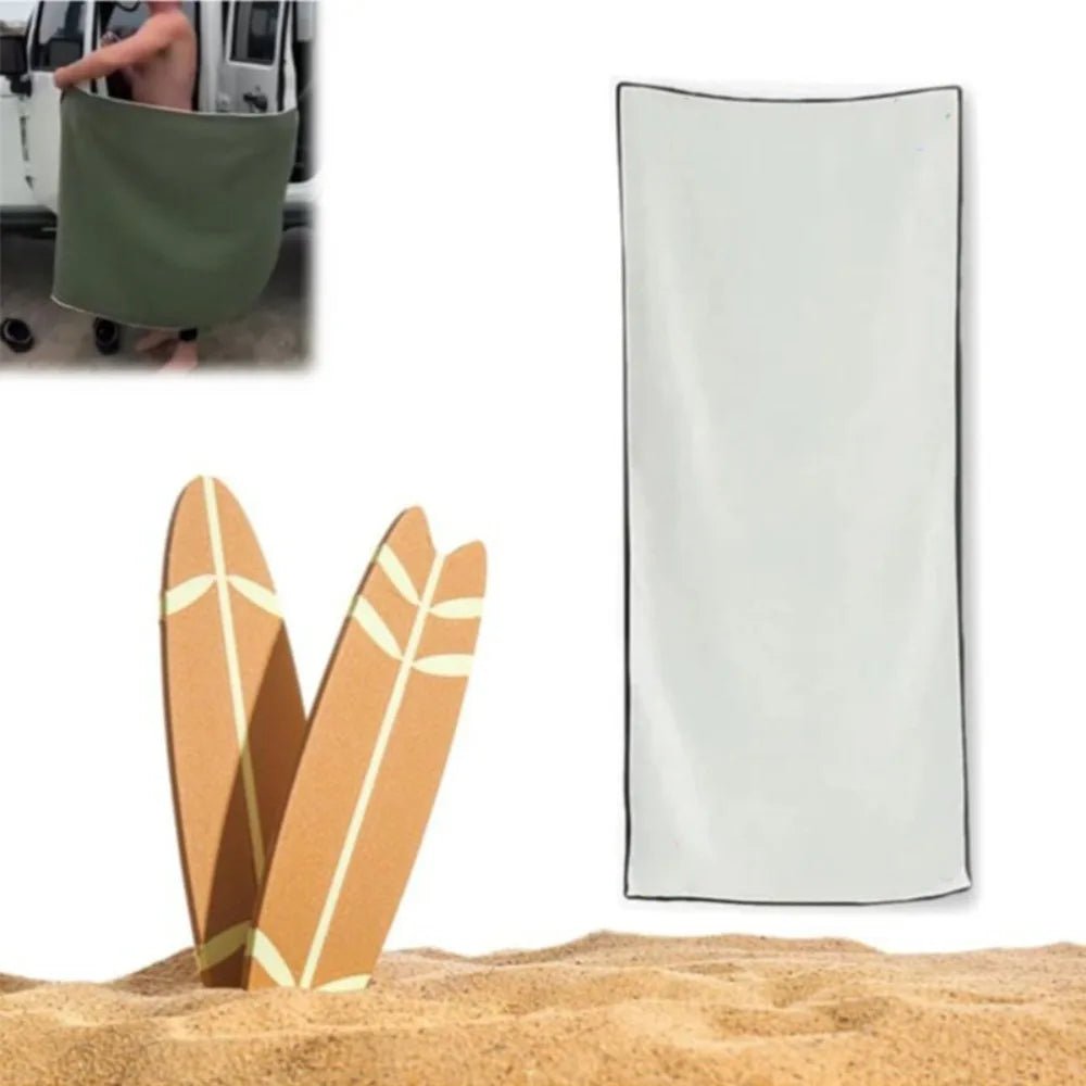 Ręcznik Plażowy Duży Szybkoschnący z Zapięciem Magnetycznym – 190 x 76 cm, Kompaktowy 4