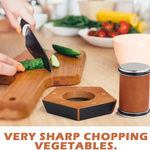 Ręczny Zestaw Diamentowych Ostrzałek Do Noży - Precyzyjne Ostrzenie, Antypoślizgowa Podstawa 2