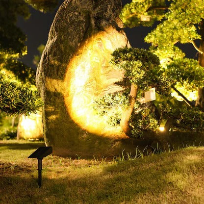 Reflektor Ogrodowy Solarny LED z Regulowanym Zoomem – Wodoodporny do Oświetlenia Tarasu i Ogrodu 2