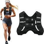 Regulowana Kamizelka Obciążona z Odblaskowymi Paskami - Komfort i Wydajność Treningowa 0