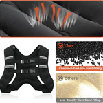 Regulowana Kamizelka Obciążona z Odblaskowymi Paskami - Komfort i Wydajność Treningowa 1