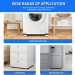 Regulowane Rolki do Urządzeń - Wytrzymałe, Mobilne z Hamulcami, Udźwig 300 kg 6