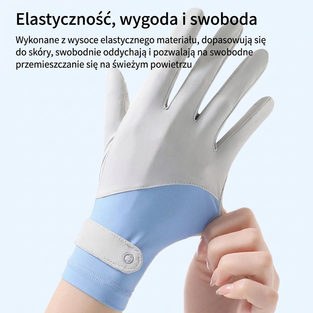 Rękawice Damskie do Jazdy z Ochroną UV – Oddychające i Lekkie na Ciepłe Dni 9