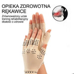 Rękawice Uciskowe Bez Palców na Zapalenie Stawów – Kompresja i Magnetoterapia 6