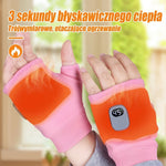 Rękawiczki Zimowe Podgrzewane Bez Palców z Regulacją Temperatury i Ładowaniem USB 10