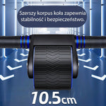Roller do Ćwiczeń Brzucha z Mechanizmem Odbicia i Stojakiem na Telefon – Do Treningu w Domu 6