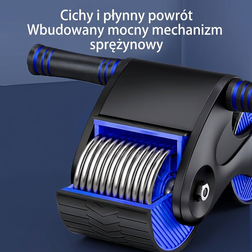 Roller do Ćwiczeń Brzucha z Mechanizmem Odbicia i Stojakiem na Telefon – Do Treningu w Domu 3