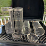 Rolowany Kosz Grillowy Ze Stali Nierdzewnej - Obrotowa Konstrukcja 360° Do Równomiernego Grillowania 1