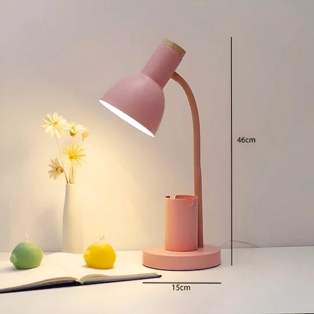 Lampa Stołowa LED Nordic z Regulacją Kąta i Uchwytami na Długopis - Lampa Stołowa do Biura i Pokoju 6