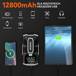 Rozrusznik Samochodowy 3000A z Powerbankiem 12800 mAh do Silników Benzynowych i Diesla