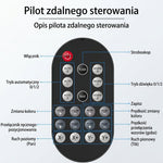 Ruchome Światła LED 10W z Obrotem 540° – Sterowanie DMX do Wydarzeń i Imprez 8