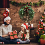 Rustykalny Wieniec Bożonarodzeniowy na Drzwi - Ręcznie Wykonany z Naturalnych Elementów, 17 cali 5