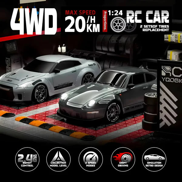Samochód RC 4x4 na Pilota z LED – Zdalnie Sterowany do Driftu i Wyścigów 2