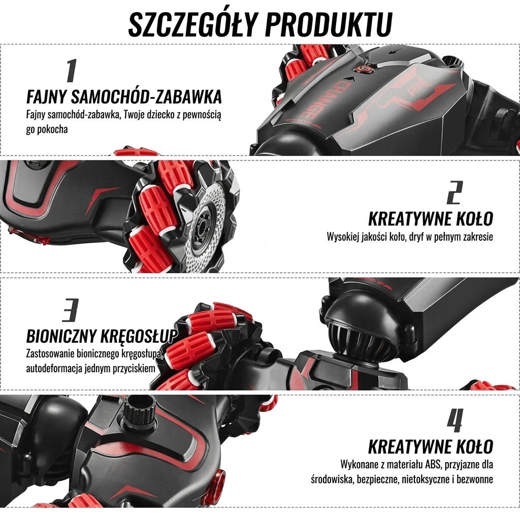 Samochód Zdalnie Sterowany 4WD z Kontrolą Gestów – Dla Dzieci i Dorosłych, Zabawa na Każdym Terenie 7