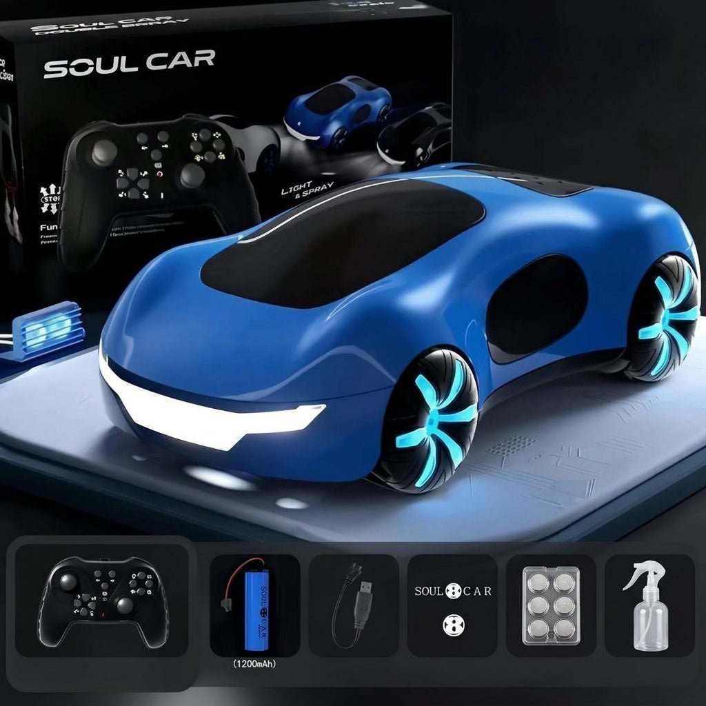 Samochód Zdalnie Sterowany z Driftowaniem 360° i Efektami Wodnymi – Sterowanie Gestami i Pilotem 1