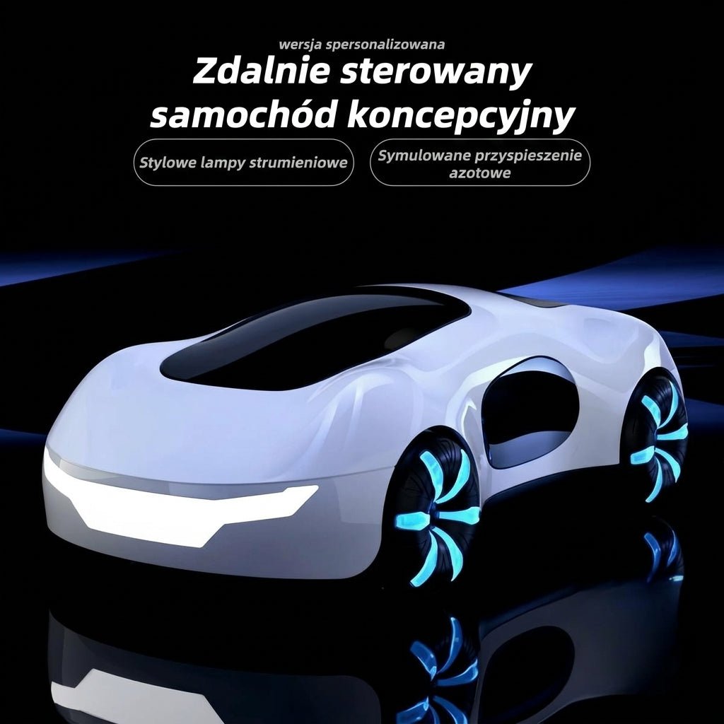 Samochód Zdalnie Sterowany z Driftowaniem 360° i Efektami Wodnymi – Sterowanie Gestami i Pilotem 11