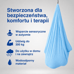 Sensoryczna Huśtawka Kokon - Wysoka Nośność, Stabilność, Do Użytku Wewnętrznego i Zewnętrznego 6