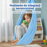 Sensoryczna Huśtawka Kokon - Wysoka Nośność, Stabilność, Do Użytku Wewnętrznego i Zewnętrznego 3