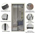 Siatka na Okna Przeciw Owadom - Magnetyczna Ekran do Drzwi, Ochrona i Wentylacja 3