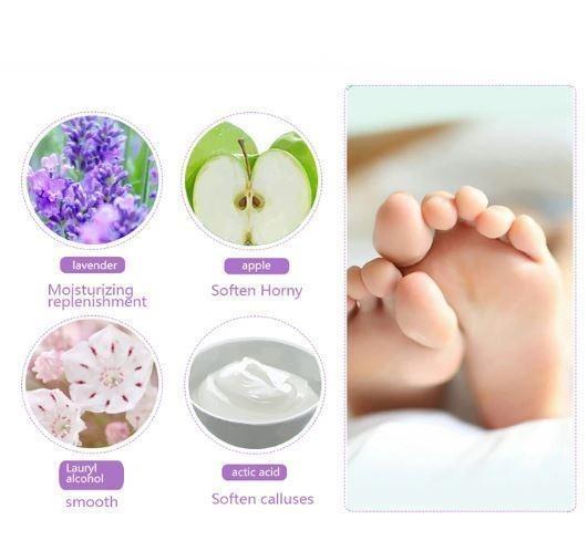 SilkyFeet - Złuszczająca Maska do Stóp z Kwasem Owocowym, Naturalne Składniki, 3 Pary 1