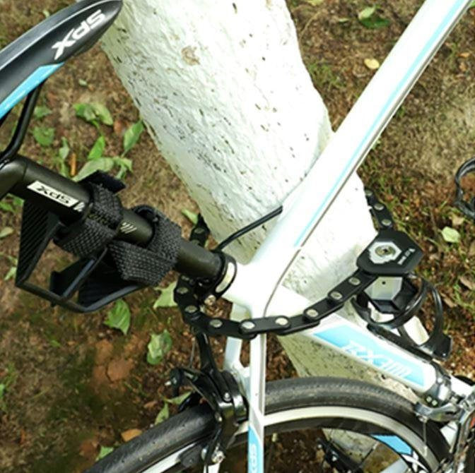 Składana Blokada Rowerowa 78 cm – Odporna na Narzędzia z Kluczem, Kompaktowa i Bezpieczna 4