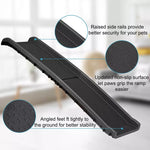 Składana Rampa Dla Zwierząt Z Antypoślizgową Powierzchnią I Poręczami, 60x16 Cal, Max 50 Funtów 3