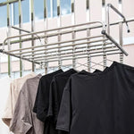 Składana Suszarka Do Ubrań Ze Stali Nierdzewnej - Oszczędność Miejsca, Wysuwane Ramiona 1