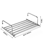 Składana Suszarka Do Ubrań Ze Stali Nierdzewnej - Oszczędność Miejsca, Wysuwane Ramiona 3