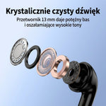 Słuchawki Bezprzewodowe Douszne z Etui Ładującym – IPX5, Redukcja Szumów, 60 Godzin Odtwarzania 5