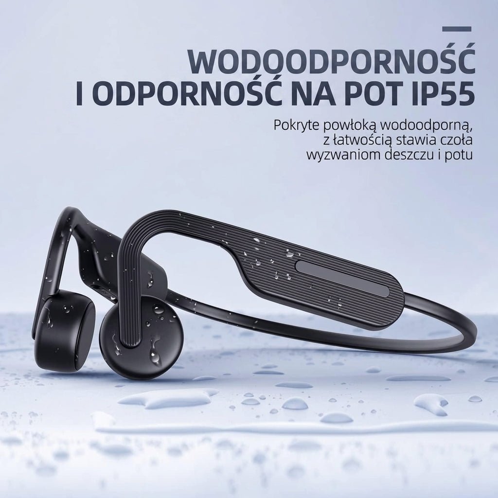 Słuchawki Bezprzewodowe do Biegania z Przewodnictwem Kostnym – Odporność IPX6, Bluetooth 5.3 4