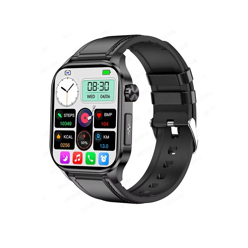 Smartwatch Dla Seniorów Z Monitorowaniem Zdrowia, Funkcją SOS i Bluetooth 4