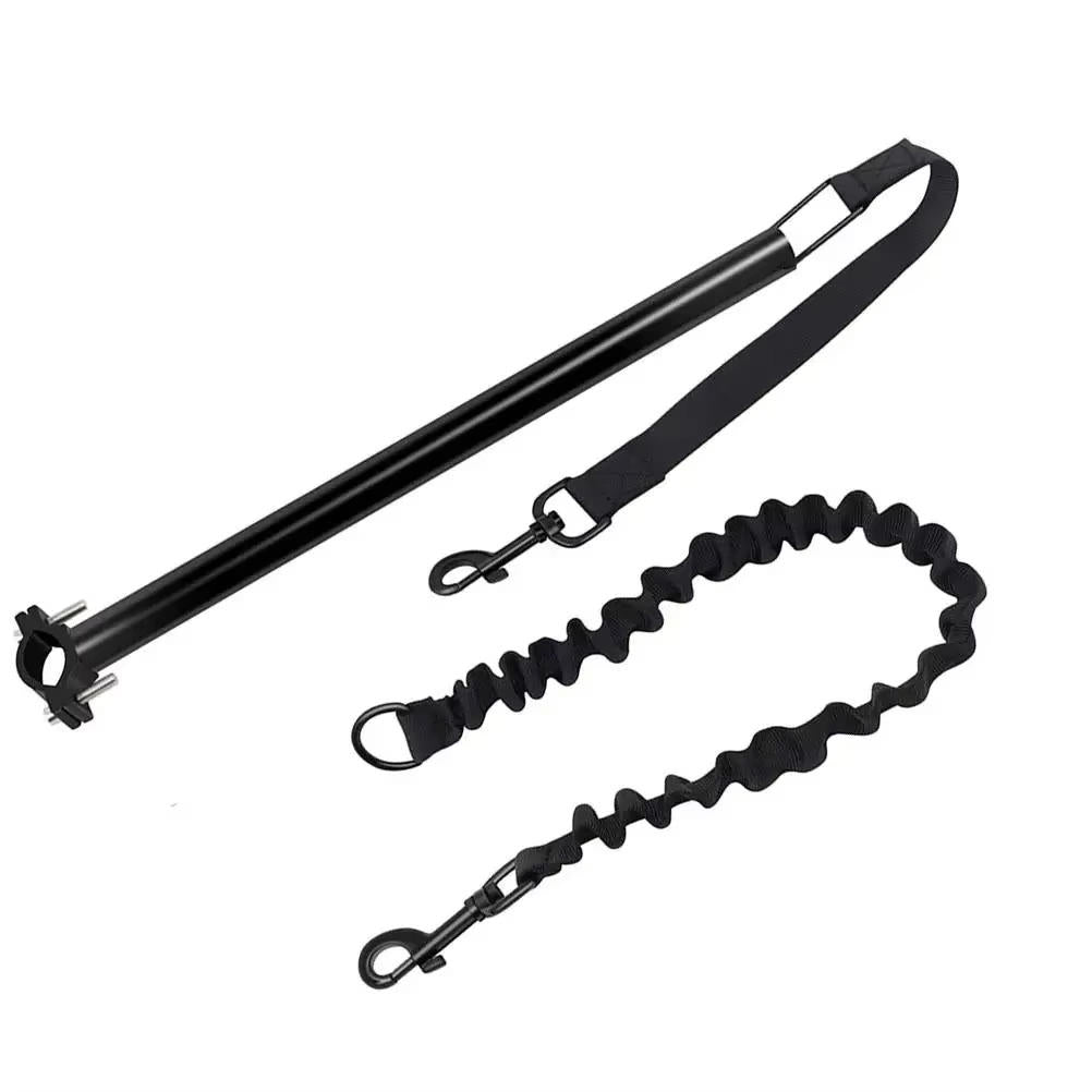 Smycz Dla Psa Do Holowania Na Rowerze – Elastyczny Pręt 40 cm z Aluminiowym Mocowaniem 2