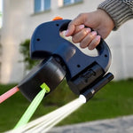 Smycz dla Psa Podwójna z Latarką – 3m, Odblaskowa, Ergonomiczny Uchwyt 1