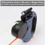 Smycz dla Psa Podwójna z Latarką – 3m, Odblaskowa, Ergonomiczny Uchwyt 5