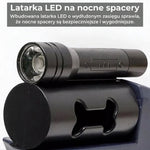 Smycz dla Psa Podwójna z Latarką – 3m, Odblaskowa, Ergonomiczny Uchwyt 7