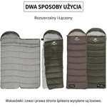 Śpiwór Outdoorowy Lekki z Izolacją – Zakres Temperatur 0°C do 5°C 3